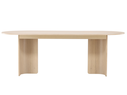 Vind Tyresö Ovalt Matbord 220 x 100 x 75 Vitputsad