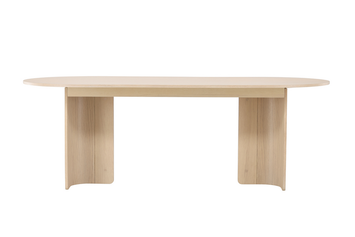 Vind Tyresö Ovalt Matbord 220 x 100 x 75 Vitputsad