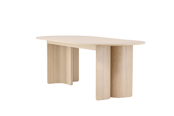 Vind Tyresö Ovalt Matbord 220 x 100 x 75 Vitputsad