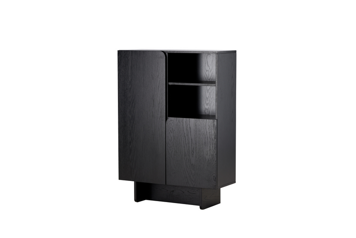 Vind Tyresö Skåp 80 x 30 x 110 Svart