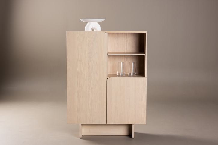Vind Tyresö Skåp 80 x 30 x 110 Beige