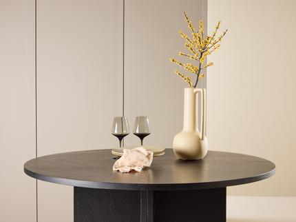 Venture Home Strada Matbord Ø120 Svart