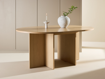 Venture Home Strada Matbord Ø120 Vitputsad