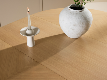 Venture Home Strada Matbord Ø120 Vitputsad