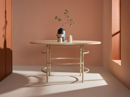 Venture Home Copenhagen Runt Matbord Ø140 Beige