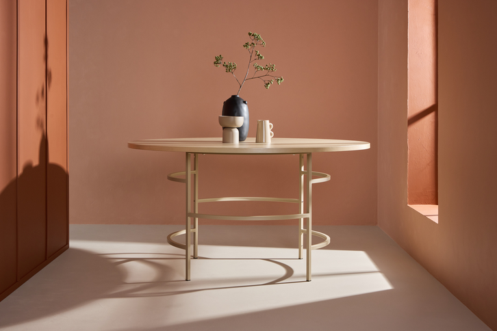 Venture Home Copenhagen Runt Matbord Ø140 Beige