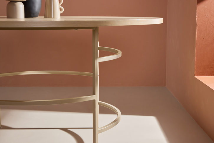 Venture Home Copenhagen Runt Matbord Ø140 Beige