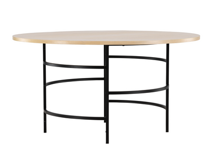 Venture Home Copenhagen Runt Matbord Ø140 Beige/Svart