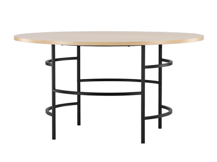 Venture Home Copenhagen Runt Matbord Ø140 Beige/Svart