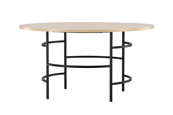 Venture Home Copenhagen Runt Matbord Ø140 Beige/Svart