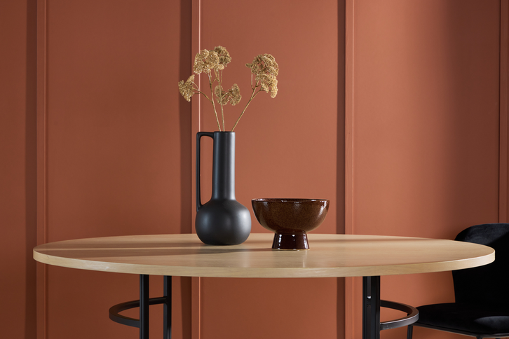 Venture Home Copenhagen Runt Matbord Ø140 Beige/Svart