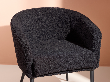 Venture Home Fluffy Fåtölj Svart