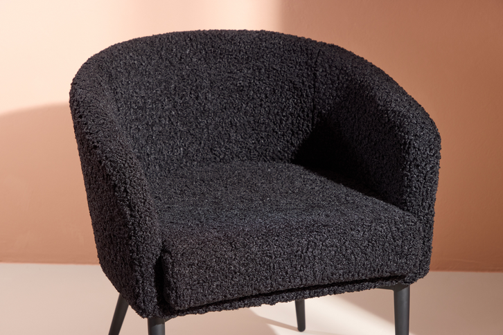 Venture Home Fluffy Fåtölj Svart
