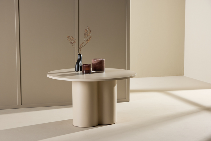 Venture Home Olivia Soffbord Ø80 Beige