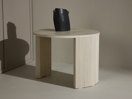 Venture Home Bristol Soffbord Ø60 Vittvätt