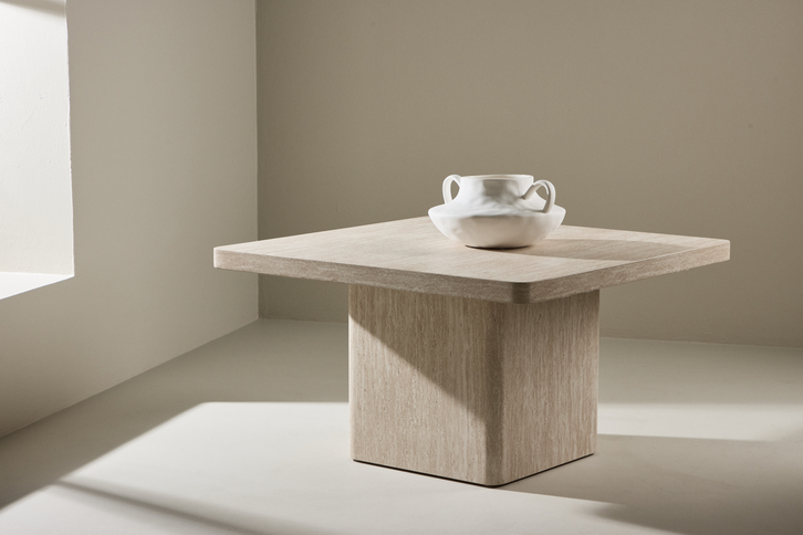 Venture Home Qvart Soffbord 80 x 80 Beige