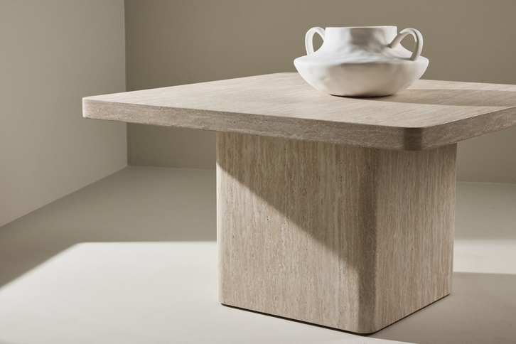 Venture Home Qvart Soffbord 80 x 80 Beige