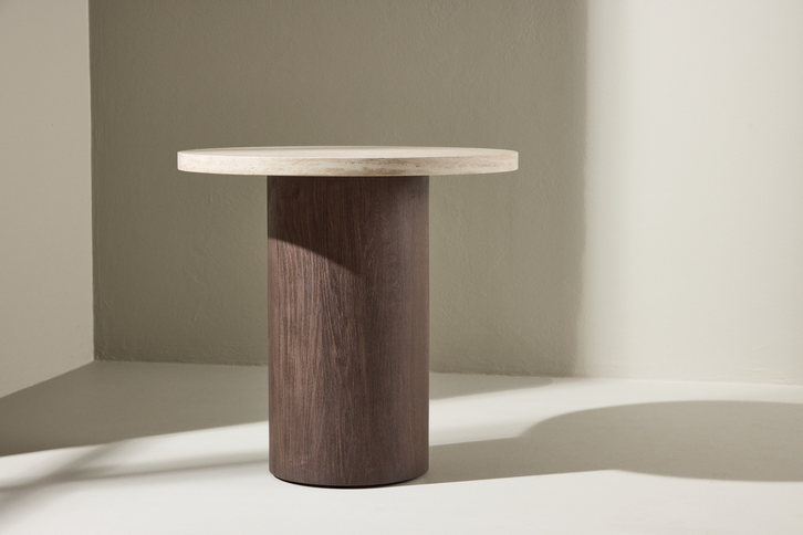 Venture Home Megg Soffbord Ø50 Beige