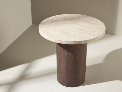 Venture Home Megg Soffbord Ø50 Beige