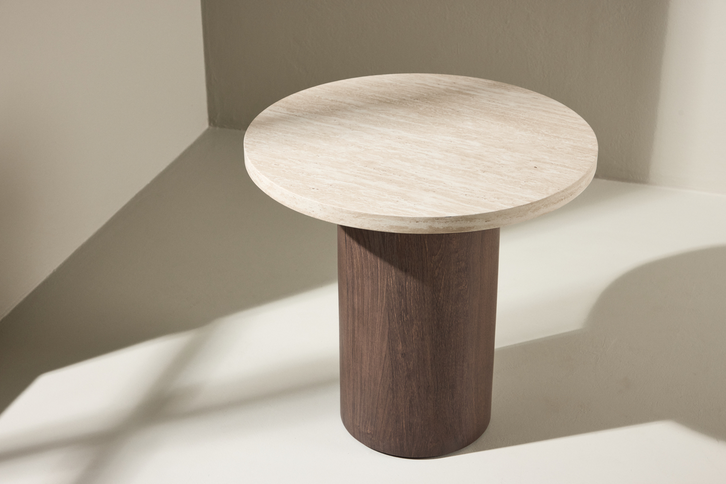 Venture Home Megg Soffbord Ø50 Beige