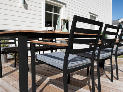 Venture Home Brasilia Matstolar 2-Pack Svart Utomhus