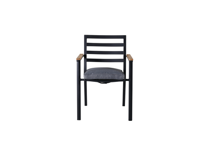 Venture Home Brasilia Matstolar 2-Pack Svart Utomhus