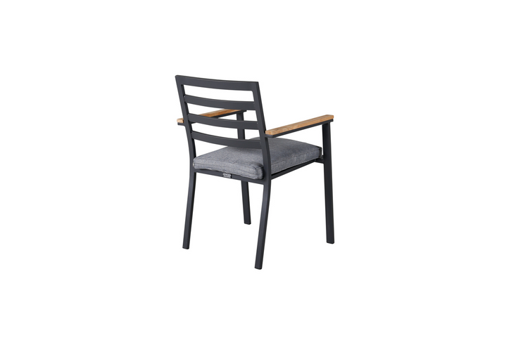 Venture Home Brasilia Matstolar 2-Pack Svart Utomhus