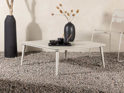 Venture Home Lina Soffbord 90 x 90 Beige Utomhus