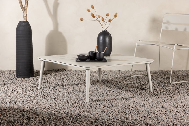 Venture Home Lina Soffbord 90 x 90 Beige Utomhus