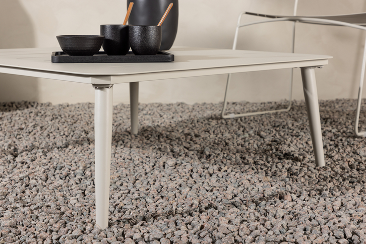 Venture Home Lina Soffbord 90 x 90 Beige Utomhus