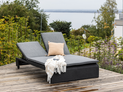 Venture Home London Solstol Svart 119x32