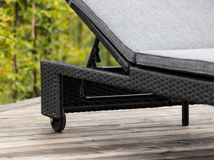 Venture Home London Solstol Svart 119x32