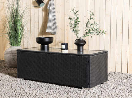 Venture Home London Soffbord 50 x 120 Svart Utomhus