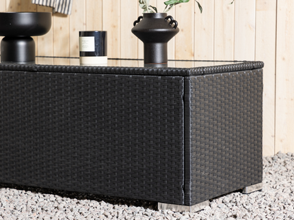 Venture Home London Soffbord 50 x 120 Svart Utomhus