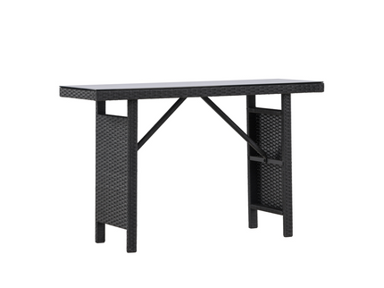 Venture Home Padova Sidobord 40 x 120 Svart Utomhus