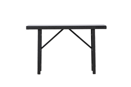 Venture Home Padova Sidobord 40 x 120 Svart Utomhus
