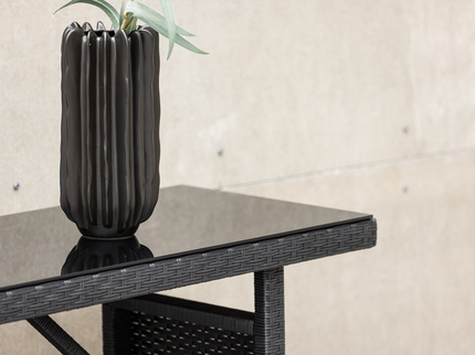 Venture Home Padova Sidobord 40 x 120 Svart Utomhus