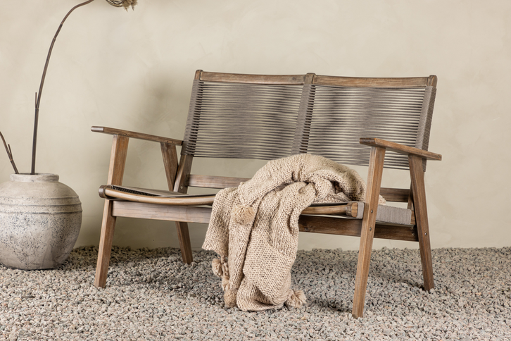 Venture Home Little John 2-Sits Soffa Utomhus Brun