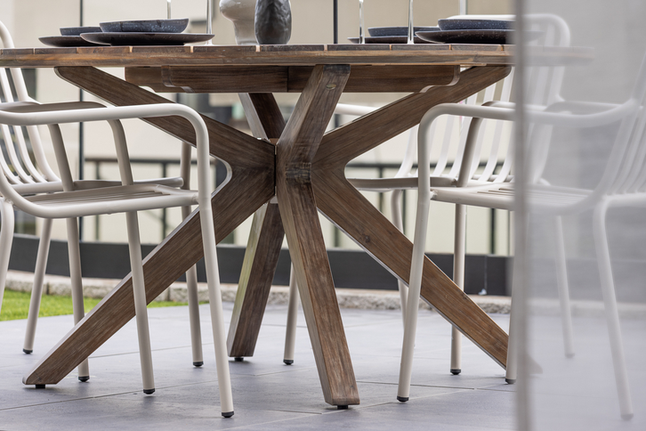 Venture Home Rosario Runt Matbord Utomhus Brun