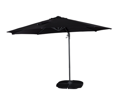 Venture Home Leeds Parasoll Ø294 Svart