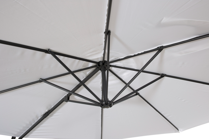 Venture Home Leeds Parasoll Ø300 Vit