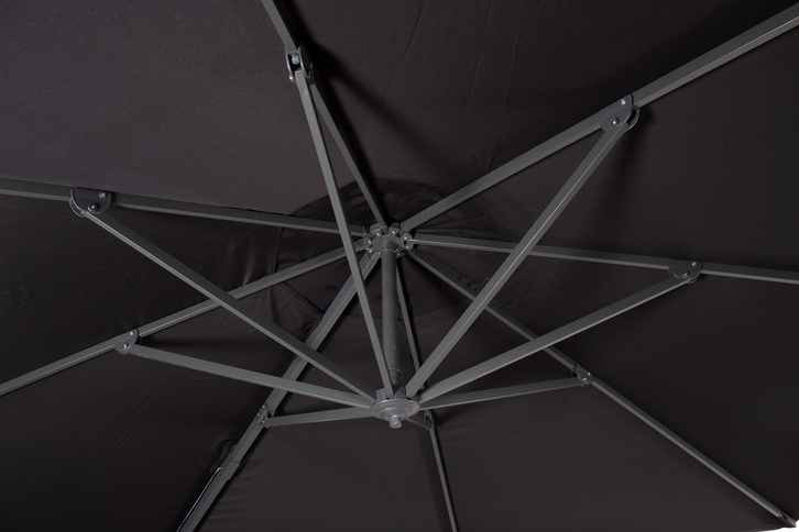 Venture Home Leeds Parasoll Ø350 Svart