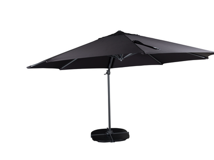 Venture Home Leeds Parasoll Ø350 Svart