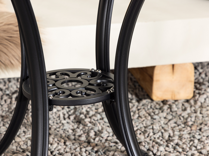 Venture Home Leiria Cafebord Ø60 Brunt Utomhus