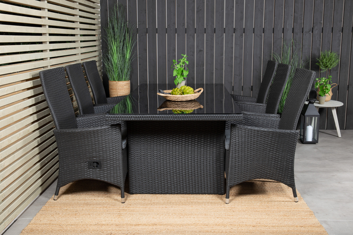 Venture Home Padova Reclinerstolar 2-pack Svart
