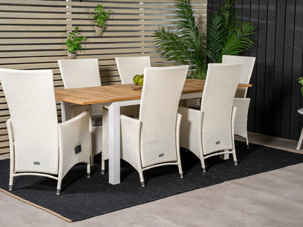 Venture Home Padova Reclinerstolar 2-pack Vit