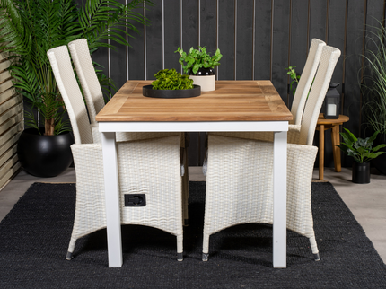 Venture Home Padova Reclinerstolar 2-pack Vit