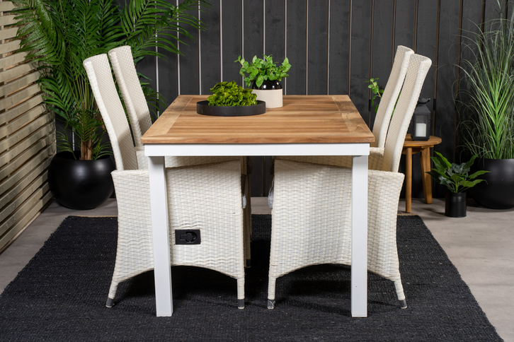Venture Home Padova Reclinerstolar 2-pack Vit