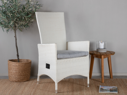 Venture Home Padova Reclinerstolar 2-pack Vit