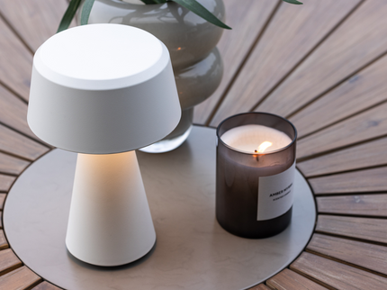 Venture Home Statford Bordslampa Utomhus Vit